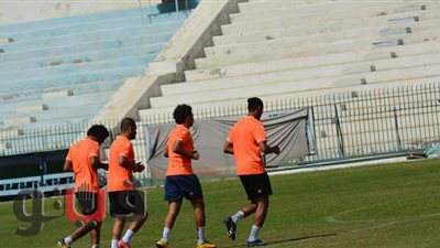 مران منفرد لرباعي المحلة قبل مباراة الأهلي.. تعرف على السبب