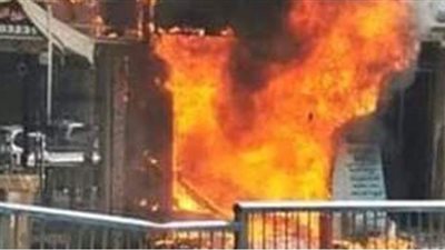 إخماد حريق بمخزن زيت في دير مارمينا بالإسكندرية