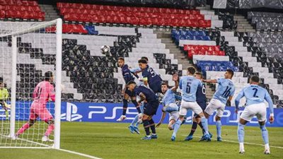 برأسية ماركينيوس.. سان جيرمان يتقدم على مان سيتي بهدف في الشوط الأول