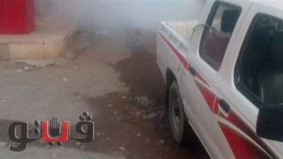 استمرار أعمال الرش ضد الحشرات الناقلة للأمراض بفاقوس