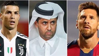 باريس سان جيرمان يخطط للجمع بين ميسي ورونالدو ونيمار