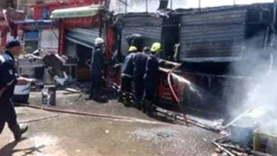 إخماد حريق نشب داخل مخزن معدات بالقاهرة الجديدة