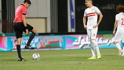 بن شرقي يحرز الهدف الثاني للزمالك من خطأ حارس المقاولون