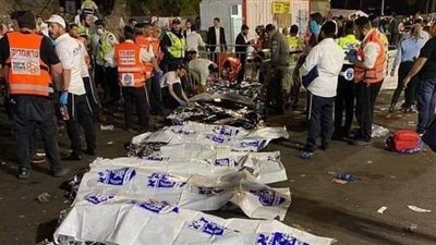 وسائل إعلام إسرائيلية: ارتفاع حصيلة ضحايا جبل ميرون إلى 44 قتيلا