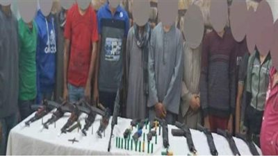 حملة أمنية بالفيوم وأسيوط تضبط 26 قطعة سلاح ناري و 176 قضية متنوعة