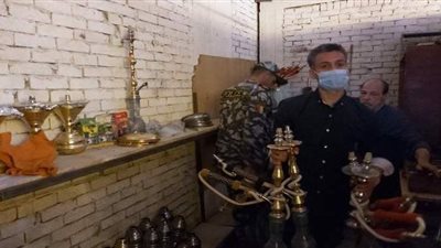 القليوبية: تحرير 1150 محضر عدم ارتداء كمامة وغلق 103 مقاه في أسبوع