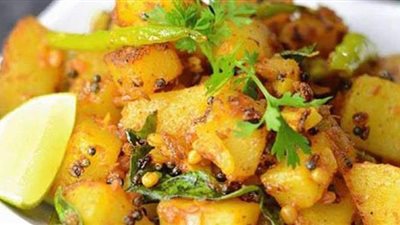 طريقة عمل البطاطا الحارة اللبناني | فيديو