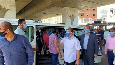 تحرير 25 مخالفة لعدم ارتداء الكمامات في المنيا