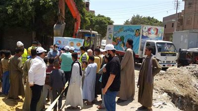 حملات للتوعية بالمبادرة الرئاسية حياة كريمة