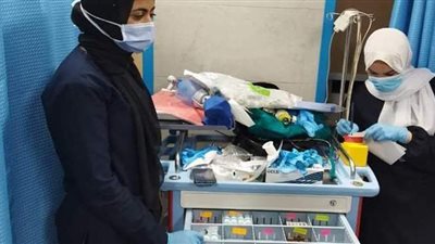 تدريب الفريق الطبي بمستشفى طابا على الإنعاش القلبي والرئوي |صور