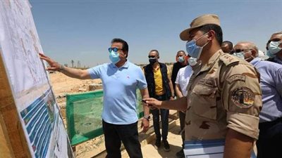 وزير التعليم العالي يتفقد مباني جامعة برج العرب التكنولوجية بالإسكندرية | صور