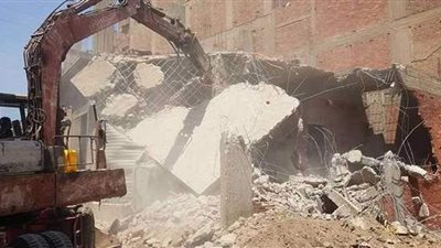 إزالة مباني مخالفة بالإبراهيمية وأبو حماد في الشرقية