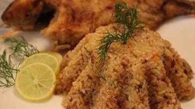 طريقة عمل أرز السمك