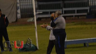 عمر عبد الله يجتمع بخالد عيد علي هامش مران المحلة | صور