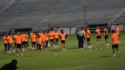 تدريب علي التسديد في مران المحلة استعدادا للأهلي | صور