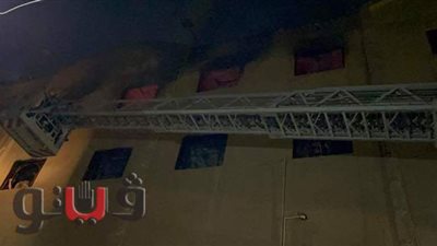 20 صورة ترصد اندلاع حريق هائل داخل كنيسة مارمينا بالعمرانية