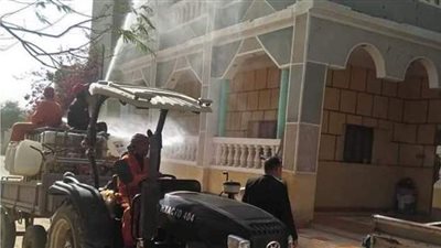 حملة تطهير وتعقيم في 