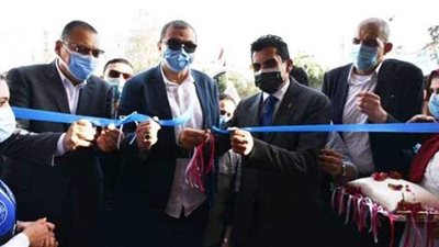 صبحي وسعفان وغراب يفتتحون أعمال تطوير مبنى بسماكين الشرق