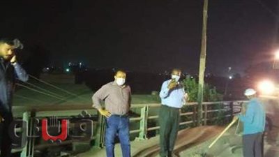 بدء رصف كوبري العباسة في أبو حماد بالشرقية