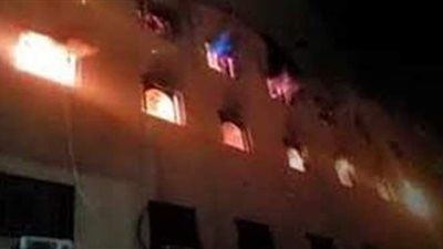 النيابة تطلب حصر خسائر حريق كنيسة مار مينا بالعمرانية