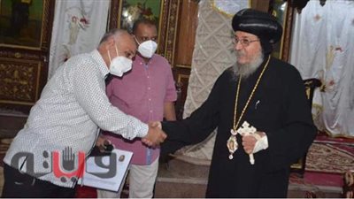 رئيس مدينة إسنا يزور كنيسة العذراء والأم دولاجي