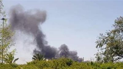 لحظة اندلاع حريق هائل بالقرب من مطار بن جوريون في إسرائيل | فيديو