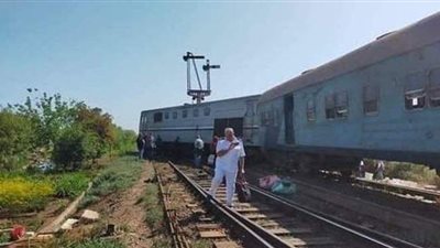 8 صور ترصد حادث قطار دمياط