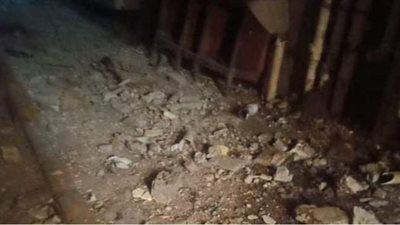 إصابة شخصين في انهيار جزئي لعقار بمساكن المأوى غرب الإسكندرية | صور