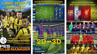 تحديث لعبة PES CLUB MANAGER يتيح قوائم 2018 للأندية الأوروبية