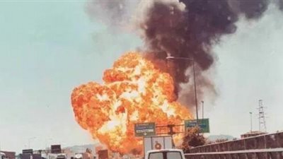 لحظة انفجار ناقلة غاز على طريق إيطالي (فيديو وصور)