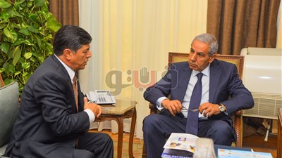 طارق قابيل يبحث مع سفير أوزبكستان تعزيز العلاقات التجارية المشتركة