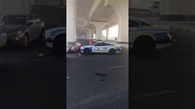 بالفيديو.. سيارة لمبورجيني تتعرض لحادث مروع في مطاردة مع الشرطة بالكويت