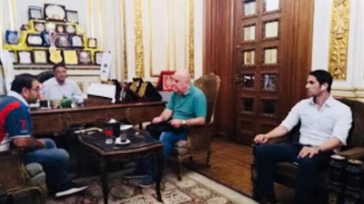 مراقب مباراة الاتحاد السكندري والترجى يتفقد إستاد الإسكندرية