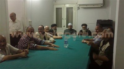 بالصور.. أسقف ملوي يزور «بيت العائلة المصرية» للتهنئة بعيد الأضحى