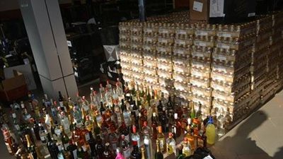 ضبط خمور مستوردة بقيمة مليوني جنيه داخل مخزن في الغردقة