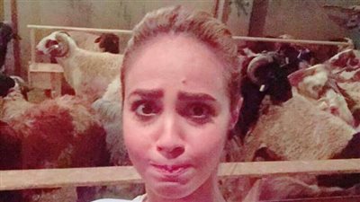«سيلفي» رنا سماحة مع الخروف ينال إعجاب جمهورها