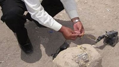 إبطال مفعول قنبلة بدائية الصنع بكوبرى طوخ