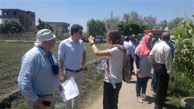البنك الدولي والوكالة الفرنسية يتفقدان محطات الري الحقلي بالبحيرة