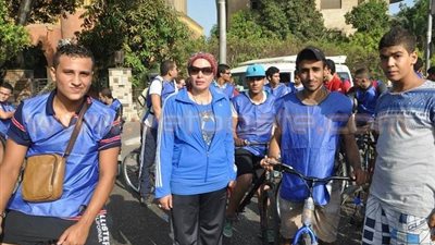 بالصور.. «النصر» يشارك في ماراثون دراجات وزارة الرياضة