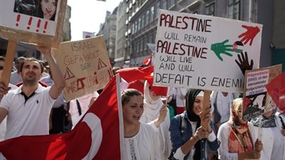 مسيرة في روما على أنغام الموسيقى دعما لفلسطين