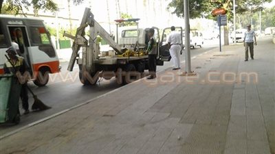 تكثيف مروري بمحيط «ميدان الجيزة» قبيل زيارة الرئيس لجامعة القاهرة