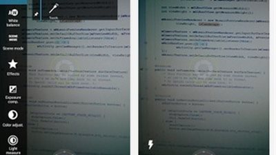 التقط الصور بوضعيات مختلفة مع تطبيق الكاميرا من 