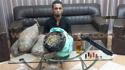 ضبط عاطل وبحوزته 15 كيلو بانجو بطوخ