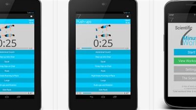 جوجل بلاى يتيح تطبيقًا لممارسة التمارين الرياضية في سبع دقائق