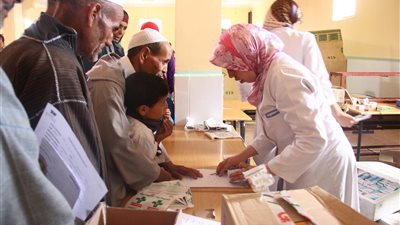 تنظيم قافلة طبية شاملة بمدرسة الجعفرية في الغربية