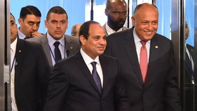 السيسي يلتقي المستشارة الألمانية ورئيسي أرجواي وصربيا وأبو مازن