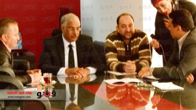 بالصور.. المصري يجتمع بغريب والبدري لعرض برنامج المنتخب الأوليمبي