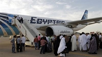 مصر للطيران تنقل ٤٤٨٠ حاجا اليوم إلى السعودية