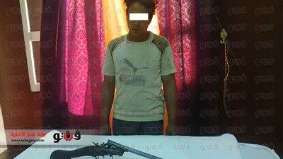 سقوط عاطل ببندقية خرطوش بالقليوبية