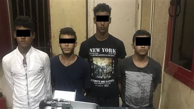 ضبط تشكيل عصابي تخصص في سرقة المحال بحلوان